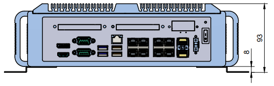 Maße ohne Wandhalterung